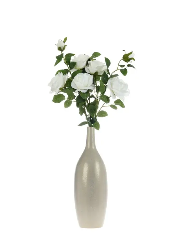 Цветы искусственные &laquo;Роза плетистая&raquo;, d=10 см, h=67 см, белые