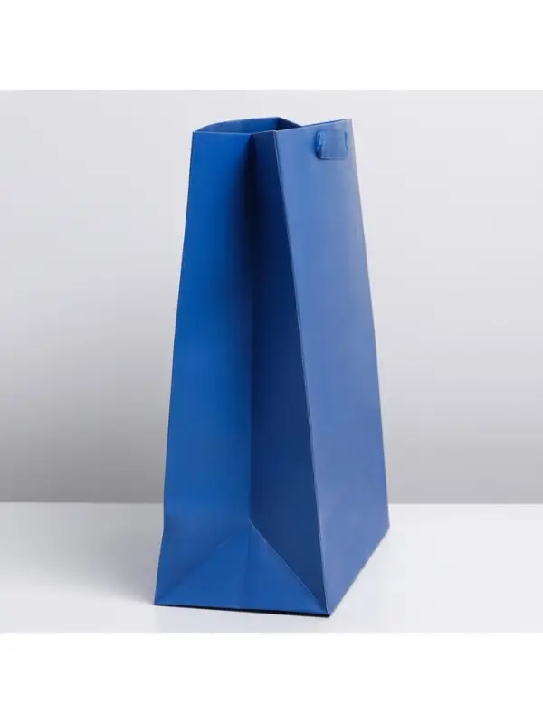 Пакет подарочный ламинированный, упаковка, &laquo;Синий&raquo;, L 31 х 40 х 11.5 см