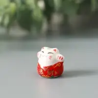 Фигурка керамика &laquo;Манэки-нэко в кимоно&raquo;, 1.2&times;0.6&times;1.5 см, МИКС