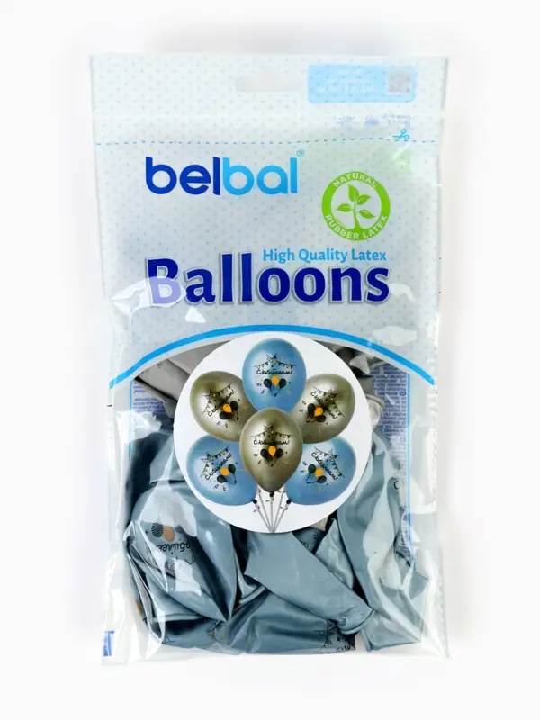 Воздушные шары латексные 14 Воздушные шары латексные 14" "С юбилеем" набор 25 шт.