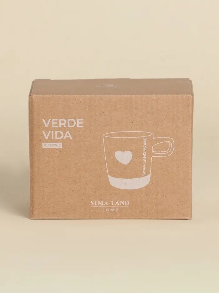 Кружка SL Home &laquo;Сердце&raquo;, 520 мл, 13.5&times;9.6&times;9.8 см, керамика, белая