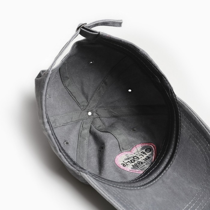 Кепка женская MINAKU "Ofr.Paris", цвет серый, р-р 54-56