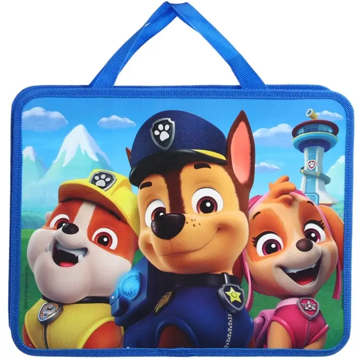 Папка пластиковая с ручками А4, на молнии, 75х330х260 мм, Щенячий патруль Папка пластиковая с ручками А4, на молнии, 75х330х260 мм, Щенячий патруль