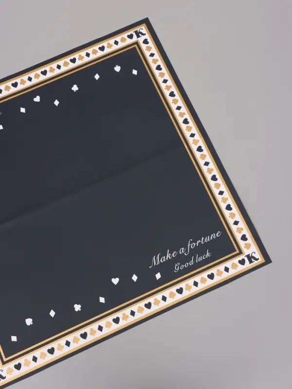 Пленка для цветов, "Удача", тёмно-синий, 57х57 см