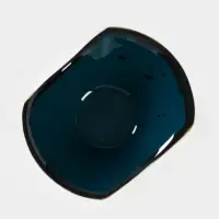 Соусник Доляна &laquo;Бирюза&raquo;, 90 мл, керамика, зелёный