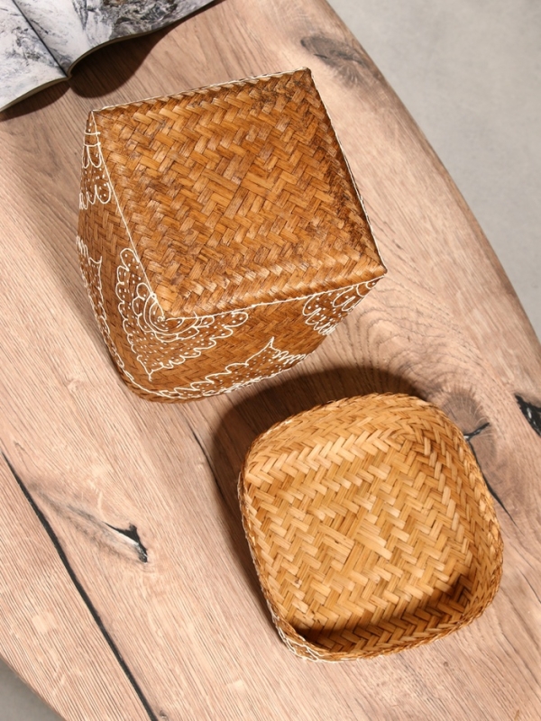 Корзинка плетеная Корзинка плетеная "Морокко" 17х17х25 см