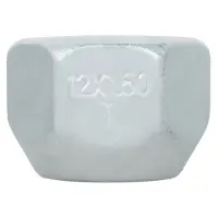 Гайка колесная M12x1,5x16, конус, ключ 21, открытая, дакромет для а/м Mitsubishi/Hyundai