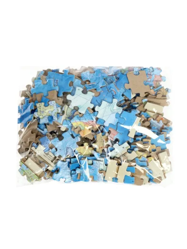 Подарок большой ГЕОДОМ &laquo;Страны и флаги&raquo;, пазл 260 деталей, атлас с наклейками + карточки