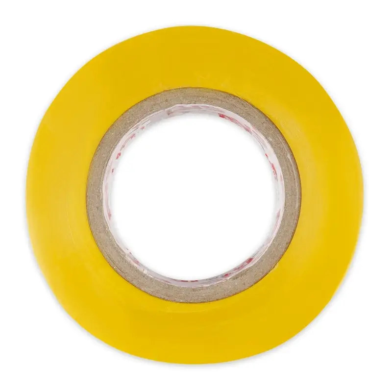 Лента изоляционная ПВХ AVS SCH-038 19 mm x 20 m (жёлтая)