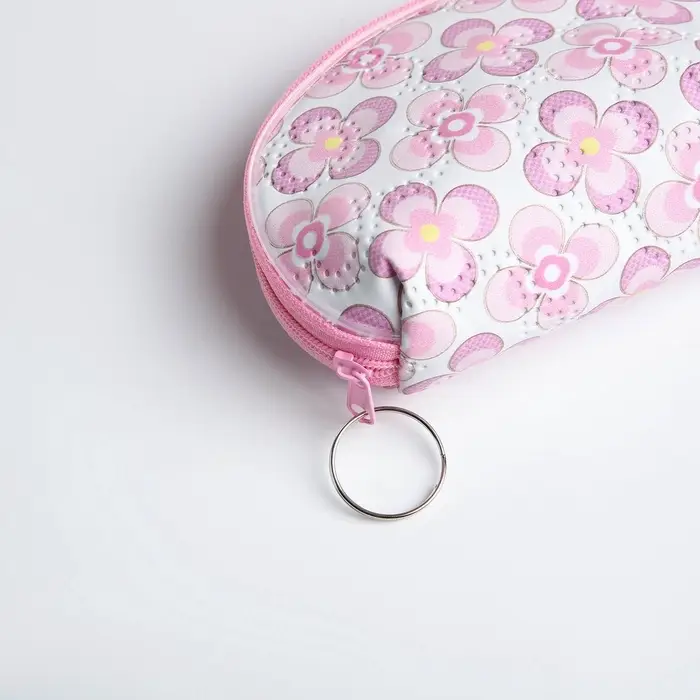 Кошелёк детский &laquo;Цветочный орнамент&raquo;, маленький, монетница, МИКС