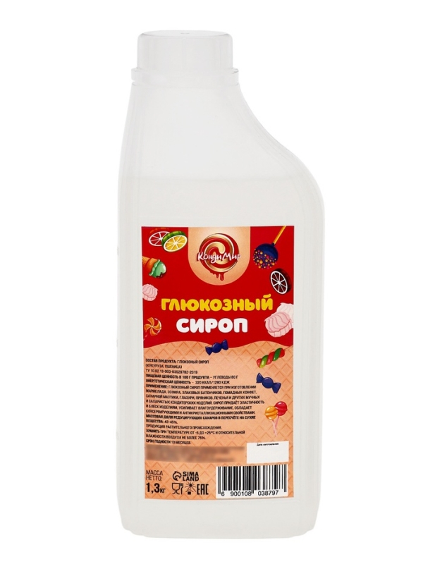 Сироп глюкозный Кондимир, 1300 г Сироп глюкозный Кондимир, 1300 г