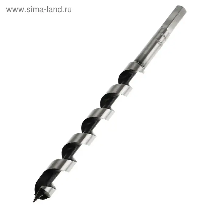 Сверло по дереву шнековое ТУНДРА, шестигранный хвостовик, 16&times;230 мм