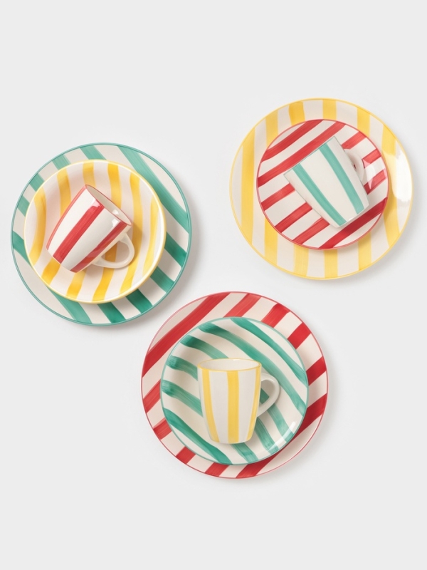 Тарелка Доляна "Райе" 19см, 19,5х2, цвет зеленый