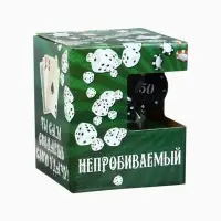 Стакан для виски &laquo;Покер&raquo;, с фишкой и кубиком, 250 мл