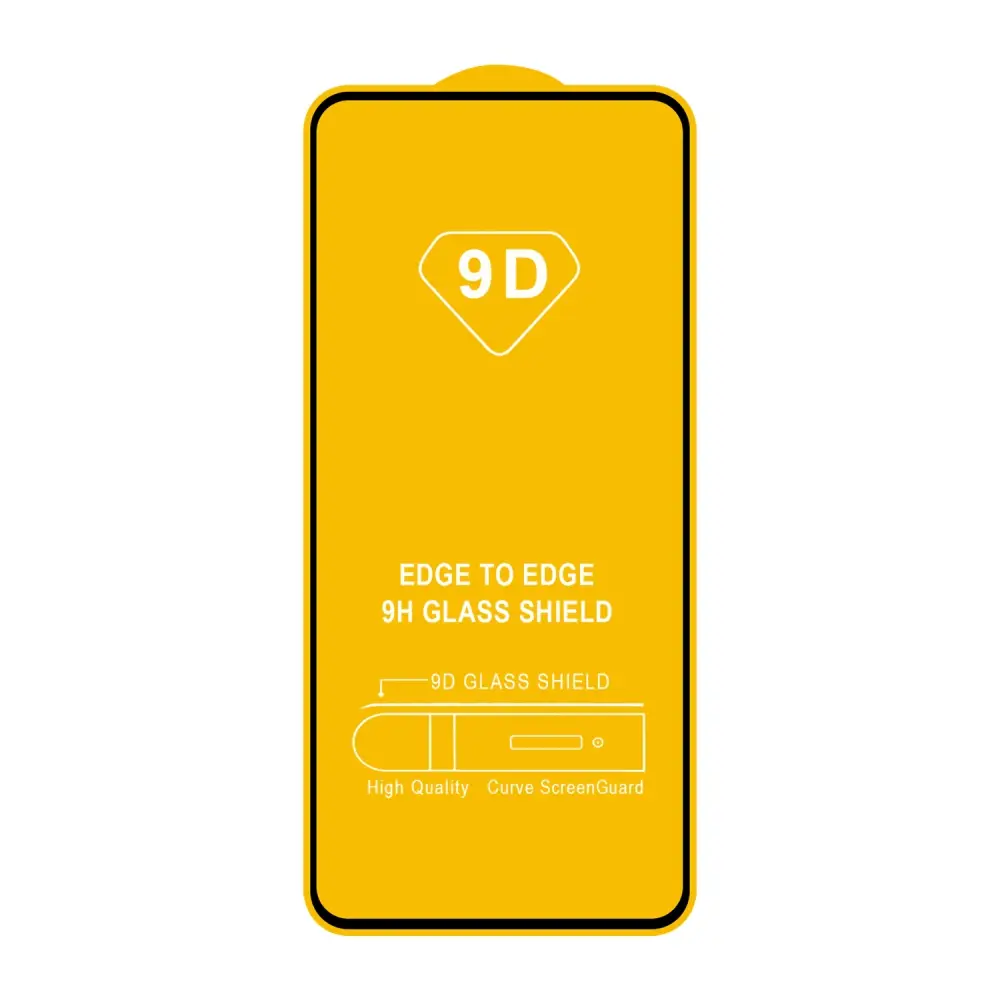 Защитное стекло Huawei Honor 10X Lite/P Smart 2021 с рамкой 9H Full Glue без упаковки (25 шт./уп.)