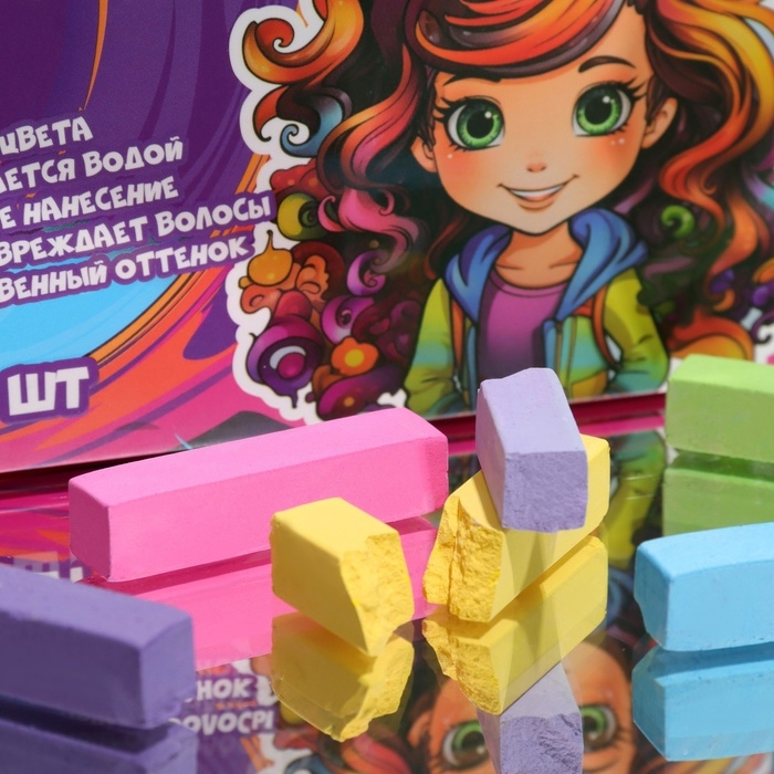 Мелки для волос, 12 шт. Мелки для волос, 12 шт.