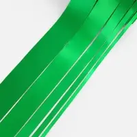 Атласная лента, набор 5 шт., 6/10/20/40/50 мм, 23&plusmn;1 м, зелёная №19