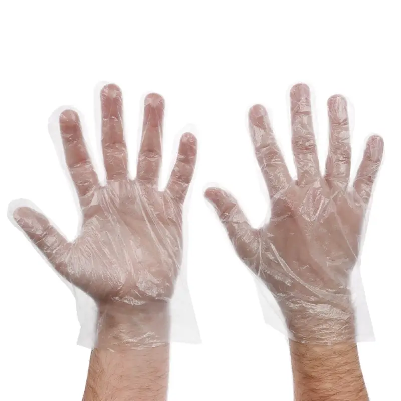 Перчатки тм VETTA, размер M, полиэтилен, 100 шт, прозрачный цвет