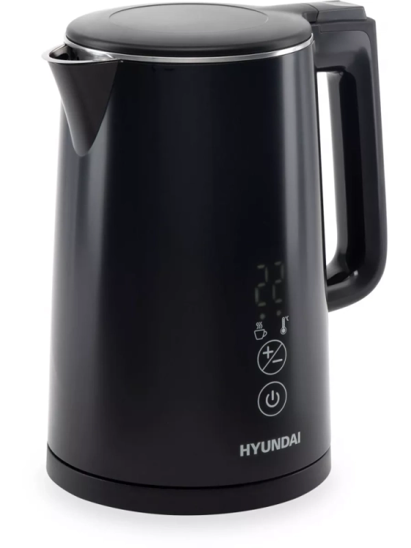 Чайник HYK-S5509 1,5л 2200Вт черный (металл)
