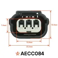Разъём 3 pin с проводами для катушки зажигания Honda, Nissan