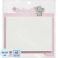Стикеры с клеевым краем M&G Animal Planet, 76x101мм, 40 л, цвет в ассорт