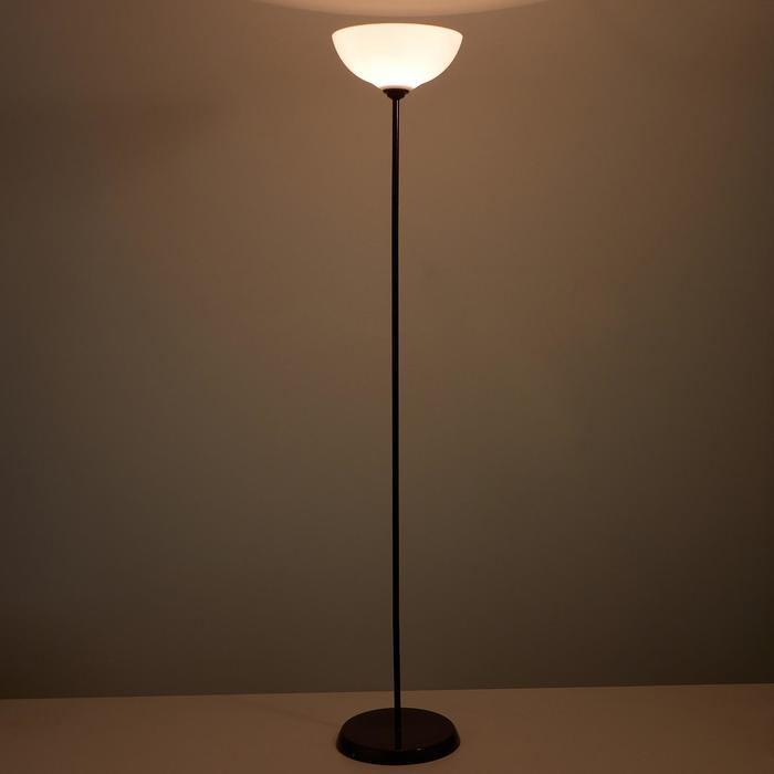 Торшер 1341056ML/1 BR,  1х15Вт E27, цвет коричневый. Белый