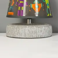 Лампа настольная RISALUX &laquo;Суше&raquo;, E27, 40 Вт, серая, 20&times;20&times;23 см