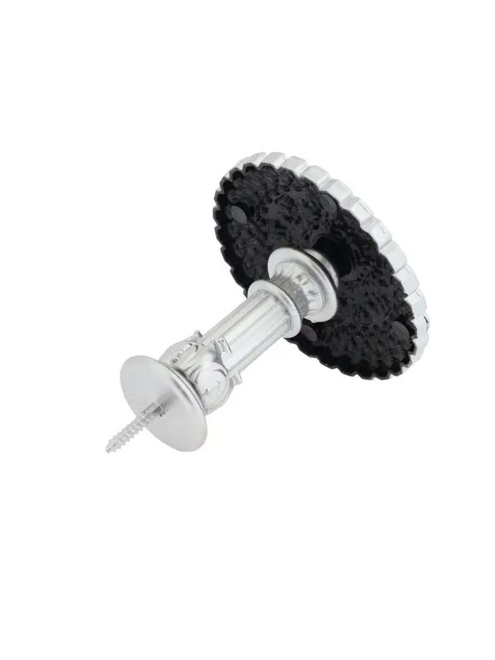 Крючок для штор CAPPIO KS030, d=95 мм, цвет серебро, 2 шт