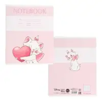 Тетрадь в клетку 18 листов, 5 видов МИКС, обложка мелованный картон, &laquo;Коты аристократы&raquo;