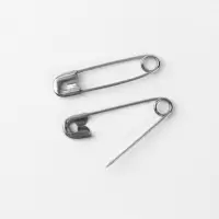 Булавки английские, 22 мм, 20 шт, цвет серебряный Булавки английские, 22 мм, 20 шт, цвет серебряный