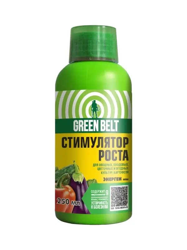 Стимулятор роста Энерген Аква Хелаты GREEN BELT 250 мл