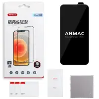 Защитное стекло iPh XR 3D ANMAC черное Арт.1137123