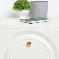 Ручка кнопка CAPPIO RK004, d=30 мм, золото, набор 10 шт.
