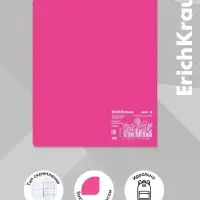 Тетрадь 48 листов в клетку ErichKrause Silhouette, 60 г/м&sup2;, обложка мелованный картон, МИКС