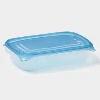 Набор контейнеров для хранения еды Darel plastic &laquo;Трио&raquo;, 3 шт., 700 мл, пластик, прозрачный, крышка МИКС