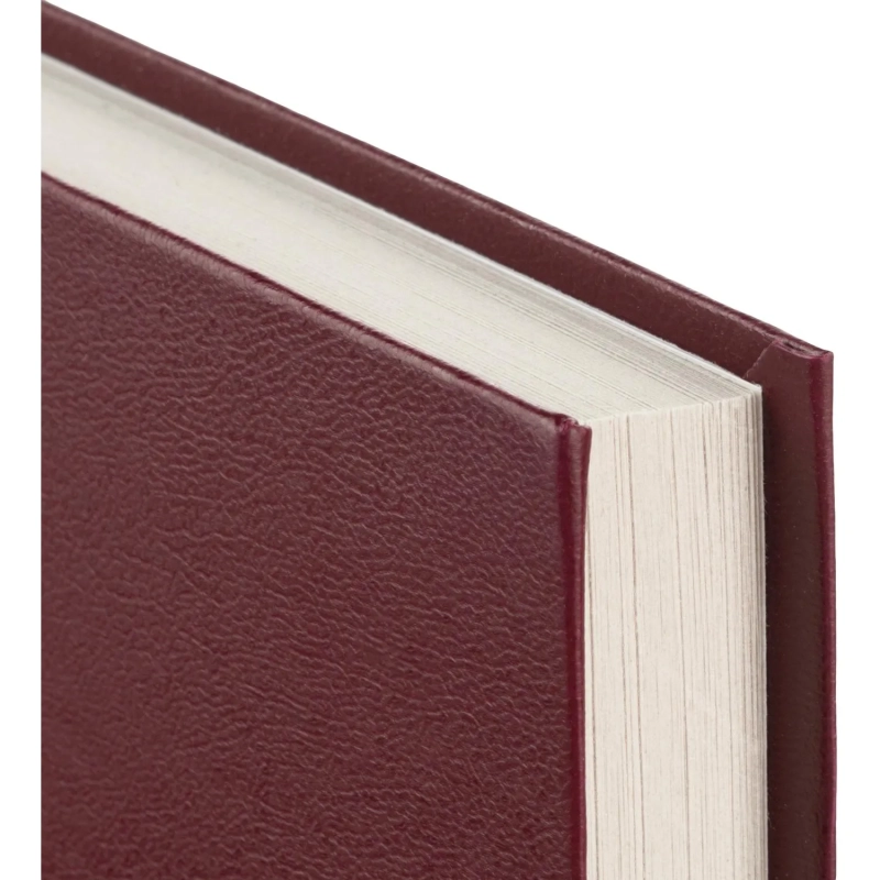 Ежедневник недатированный  бумвинил,бордо,А5,128х200мм,160л