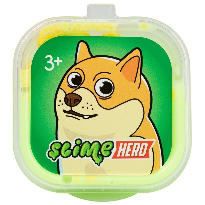 Слайм «Slime HERO. Собака», салатовый, 60 г