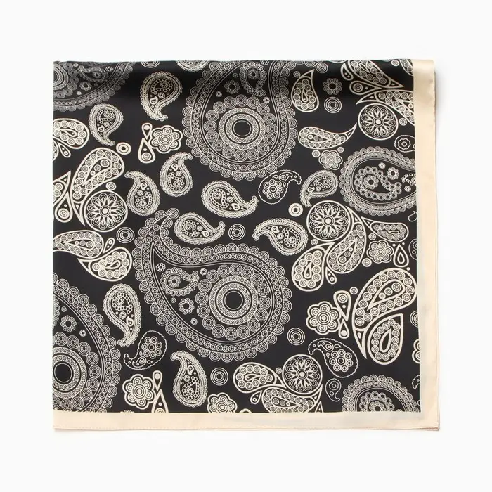 Платок женский MINAKU, размер 70×70 см, чёрный