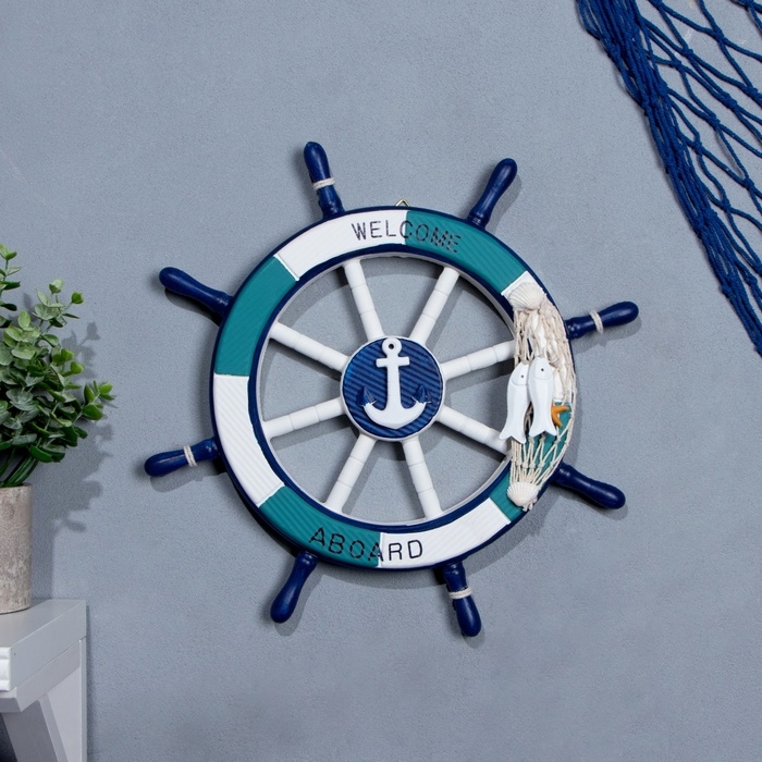 Сувенир интерьерный Сувенир интерьерный "Штурвал" 33см