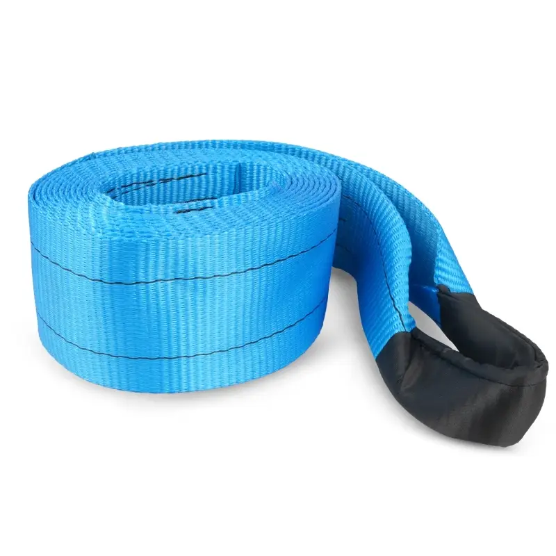 Трос буксировочный (усиленный,цвет-синий) AVS EXPERT ST-205S 20т 5м.петли