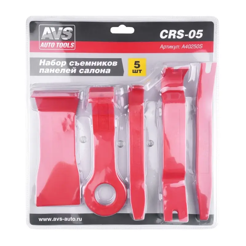 Набор съемников панелей салона 5 предметов AVS CRS-05