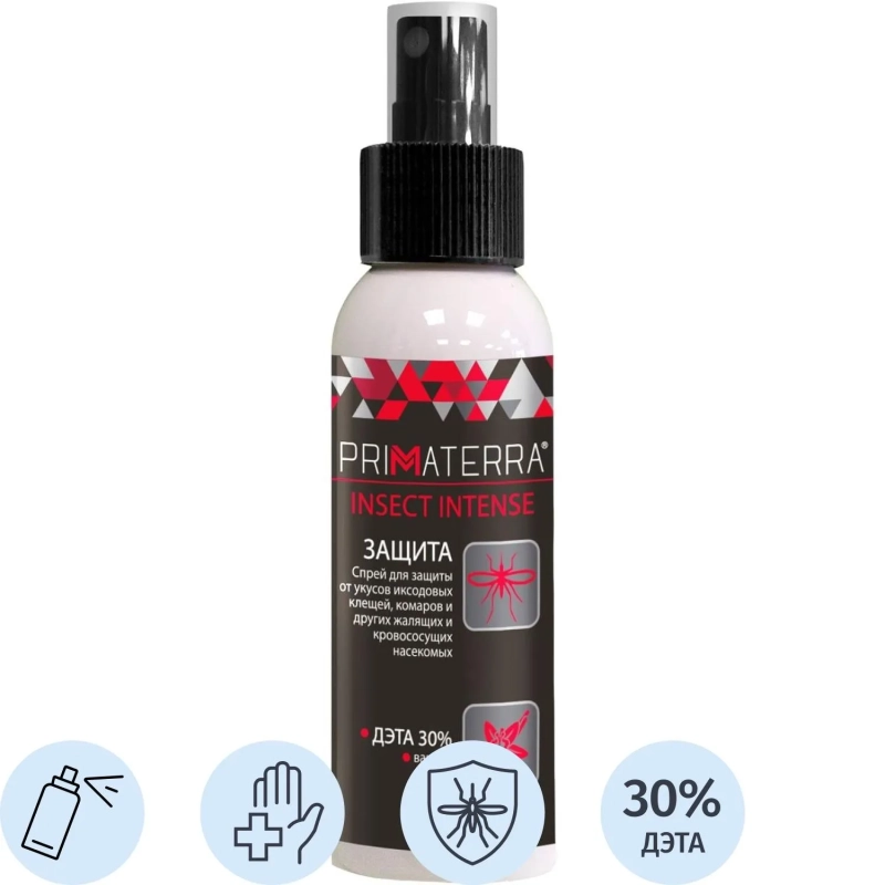 Спрей защитный PRIMATERRA Insect INTENSE от укусов кровосо 200мл