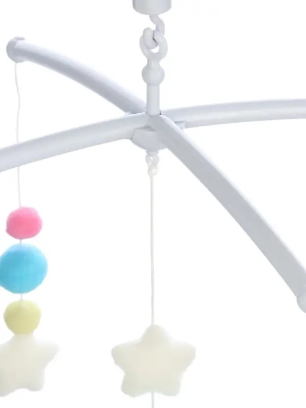 Мобиль музыкальный на кроватку Крошка Я &laquo;Забавный мишка&raquo;, звуковые эффекты, серый