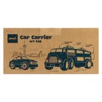 Грузовик - автовоз детский, с 3 машинками, цвет МИКС