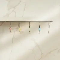 Держатели для полотенец тм VETTA, сталь Q195, ПВХ, нейлон, 5шт