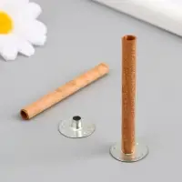 Фитиль деревянный для свечи с металлическим держателем 2 шт., 0.6&times;6.5 см