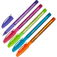 Ручка шариковая неавтомат. Attache Glide TrioGrip0,5,масл,син,манж,ас