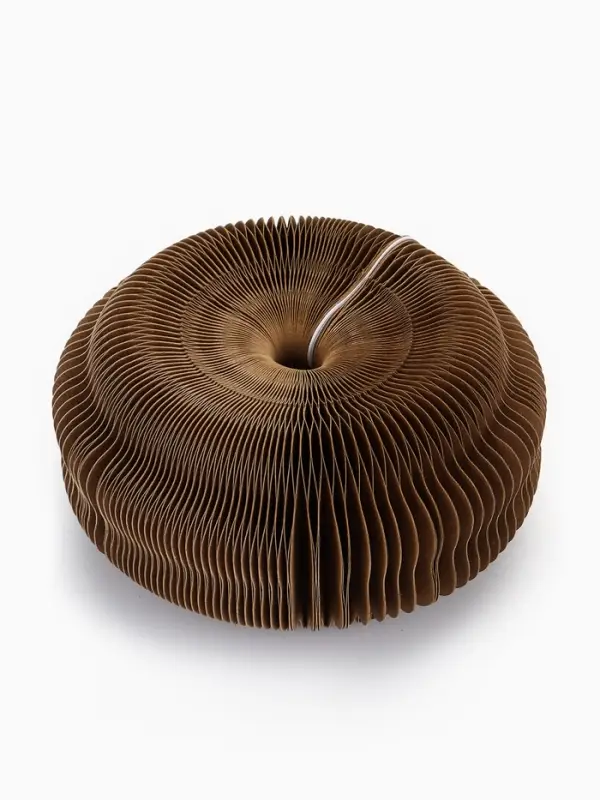 Когтеточка - игрушка &laquo;Пижон. Бублик&raquo;, 11&times;11&times;7/20&times;11 см, гофрокартон, коричневая