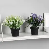 Искусственный цветок в горшке &laquo;Скабиоза&raquo;, 7&times;14 см, МИКС