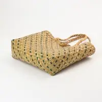 Сумка плетёная из пандана и водного гиацинта, 38&times;14&times;40 см